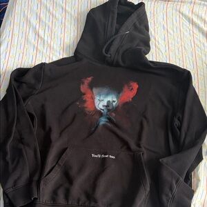 H&M pennywise Black Graphic Hoodie
